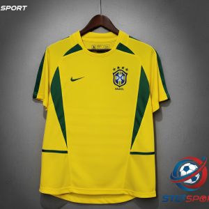 camiseta brasil local retro amarilla